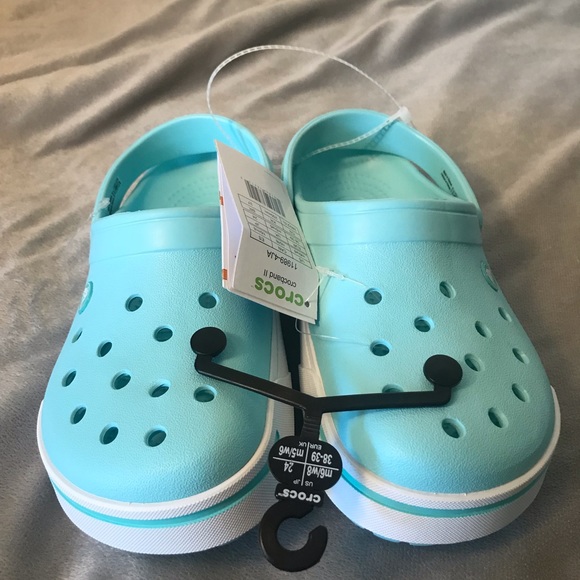 Turquoise Crocs - Picture 2 of 4